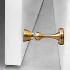 Door Stopper 1 Pack Magnetic Door Stops, Zinc Alloy Antique Brass Door Catch - Image 2