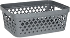 Glad Plastic Storage Basket Set, Value Pack of 6 | Open Storage Bins - Image 2