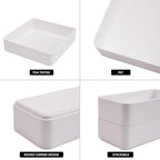 11-Piece Stackable Drawer Organizer Set, Stationery, Utensils in Bathroom - Image 7