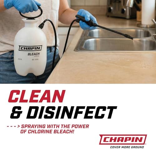 CHAPIN 22074 2-Gallon Bleach Pump Sprayer for Cleaning & Disinfecting