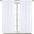 BGment White Curtains 45 Inches Length by BGment