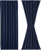 DWCN French Door Curtains – Rod Pocket Thermal Blackout Curtain - Image 7