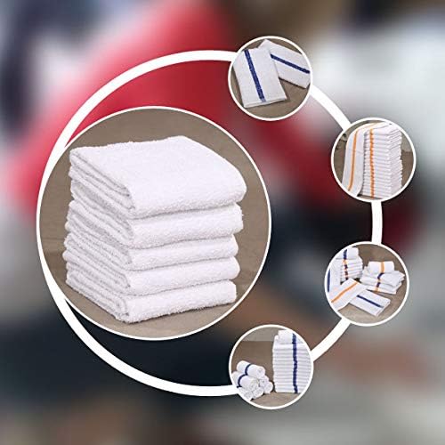 120 PC New Cotton Blend White Restaurant Bar Mops Kitchen Towels, 32 Oz - Image 7