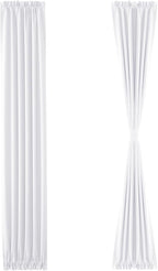 DWCN French Door Curtains – Rod Pocket Thermal Curtain - Image 7