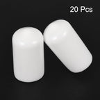 uxcell 20pcs Rubber End Caps 11mm ID Vinyl Round End Cap Cover Screw Thread - Image 2