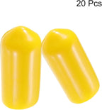 uxcell 20pcs Rubber End Caps 7mm ID Vinyl PVC Round Tube Bolt Cap Cover Screw - Image 2