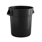 20 Gallon Black Round Commercial Trash Can by Krollen+Industrial