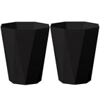 2 Pack Small Trash Can 1.8 Gallon Waste Basket Bathroom Garbage Bin by FocusesonthehomeFurnishing