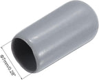 uxcell 20pcs Rubber End Caps 7mm ID Vinyl PVC Round Tube Bolt Cap Cover Screw - Image 3