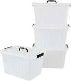 Zopnny 25 Quart Clear Storage Bin - Image 7