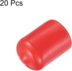 uxcell 20pcs Rubber End Caps 15.5mm ID Vinyl Round Tube Bolt Cap Cover Thread - Image 2