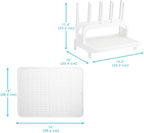 PopYum Glacier White Space Saving Drying Rack from 100% Recycled Bottles - Image 9