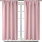 BGment Baby Pink Room Darkening Curtains by BGment