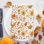 Fall Kitchen Towels, Autumn Dish Towels for Home Kitchen Farmhouse, Fall Housewarming Thanksgiving Gifts for Women Family Friends, Autumn Wildflowers Bathroom Hand Towel Decor -04 - Image 3