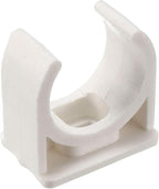 100 Pcs U-Shaped PVC Water 16mm Pipe Clamps Clips, U-Shaped Buckles Fit by Unknown