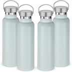 Neihepal 20 oz Insulated Water Bottles Bulk 4 Pack, Stainless Steel Double Wall by Neihepal
