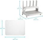PopYum Seattle Gray Space Saving Drying Rack from 100% Recycled Bottles - Image 9