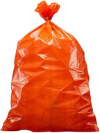 Plasticplace 55-60 gallon Trash Bags │ 1.2 Mil │ Orange Heavy Duty Garbage Can - Image 2