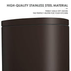 AthLike Trash Can, Stainless Steel Kitchen Garbage Can, Step Waste Bin - Image 2