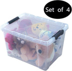Ggbin 34 Quart Clear Lidded Storage Container Tote, Plastic Storage Box Bin - Image 5
