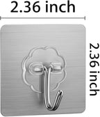 Heavy Duty Adhesive Wall Hooks - Image 2
