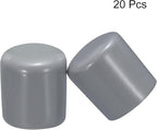 uxcell 20pcs Rubber End Caps 30mm ID Vinyl PVC Round Tube Bolt Cap Cover Screw - Image 2