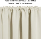 RYB HOME RV Camper Door Window Curtains -Blackout Privacy Curtains & Drapes - Image 6