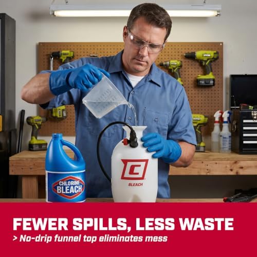 CHAPIN 20075 1-Gallon Bleach Pump Sprayer for Cleaning & Disinfecting