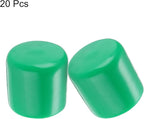 uxcell 20pcs Rubber End Caps 32mm ID Vinyl PVC Round Tube Bolt Cap Cover Screw - Image 2
