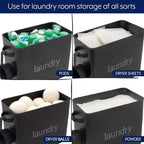 AuldHome Design Enamelware Laundry Powder Container, Enamelware Detergent Bin - Image 7