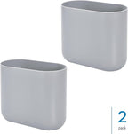 iDesign Small Oval Plastic Trash Ideal - Image 2