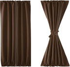 DWCN French Door Curtains – Rod Pocket Thermal Blackout Curtain - Image 7