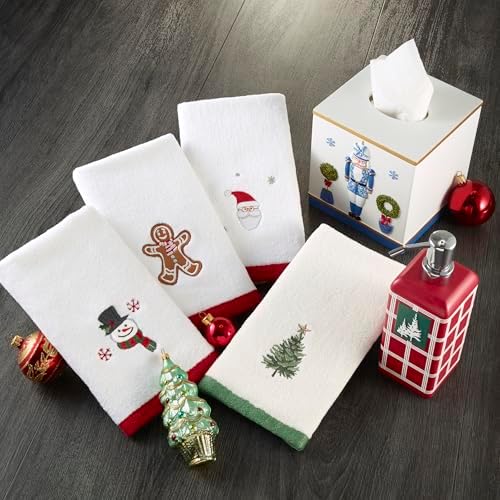 Avanti Linens - Christmas Lotion Pump, Refillable Hand Soap Dispenser
