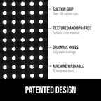 GORILLA GRIP Patented Square Shower Stall Mat, Small Bathtub Floor Mats - Image 2