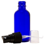 2 fl oz Cobalt Blue Glass Bottle - Image 2
