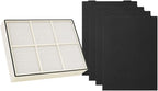 Nispira True HEPA Filter with 4 Pre-Carbon Filters Compatible with Whirlpool by Nispira