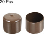 uxcell 20pcs Rubber End Caps 37mm ID Vinyl PVC Round Tube Bolt Cap Cover Screw - Image 2