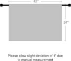 RYB HOME Blackout Curtains for Kitchen, Over Sink Privacy Curtains Window Decor - Image 7