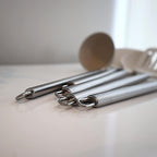 Beille 4pc Cream Wheat Straw Cooking Spoons Kitchen Utensils Set Household - Image 3