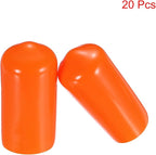 uxcell 20pcs Rubber End Caps 10mm ID Vinyl PVC Round Tube Bolt Cap Cover Screw - Image 2