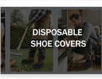 Non-Slip Shoe Covers Disposable, XL Large 200-Pack | Black Breathable Boot - Image 4