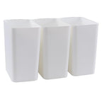 Xyskin 3 Pack Plastic Trash Wastebasket, Garbage Cans, Deskside Garbage Bin by Xyskin