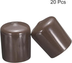 uxcell 20pcs Rubber End Caps 22mm ID Vinyl Round Tube Bolt Cap Cover Screw - Image 2