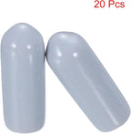 uxcell 20pcs Rubber End Caps 5mm ID Vinyl PVC Round Tube Bolt Cap Cover Screw - Image 2