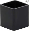 16 Pcs Black Square Anti-Slip Rubber Leg Tips Chair Leg Caps Furniture Floor by Unknown