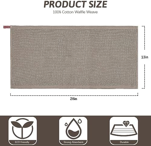 Nialnant 6 Pack Kitchen Hand Towels,100% Cotton Dish Towels for Kitchen,Extra Soft & Absorbent Dish Cloths for Washing Dishes,Cleaning Rags-13x28 Inches - Image 2