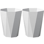 Trash Can Plastic Waste Basket 2.6 Gallon Garbage Can by FocusesonthehomeFurnishing