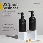MaisoNovo Soap Dispenser 3-Piece Set | 16.9oz Amber Bottles - Image 7