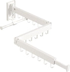 Wall Mounted Clothes Hanger Rack, Clothes Drying Rack, Laundry Drying Rack by BOQORAD