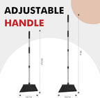 NACENA Heavy Duty Broom, 55 Inch Long Handle Outdoor Large Angle Brooms - Image 2